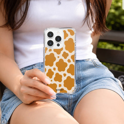 Caramel Cow Wow Phone Case-KODDY aesthetic iphone case UK
