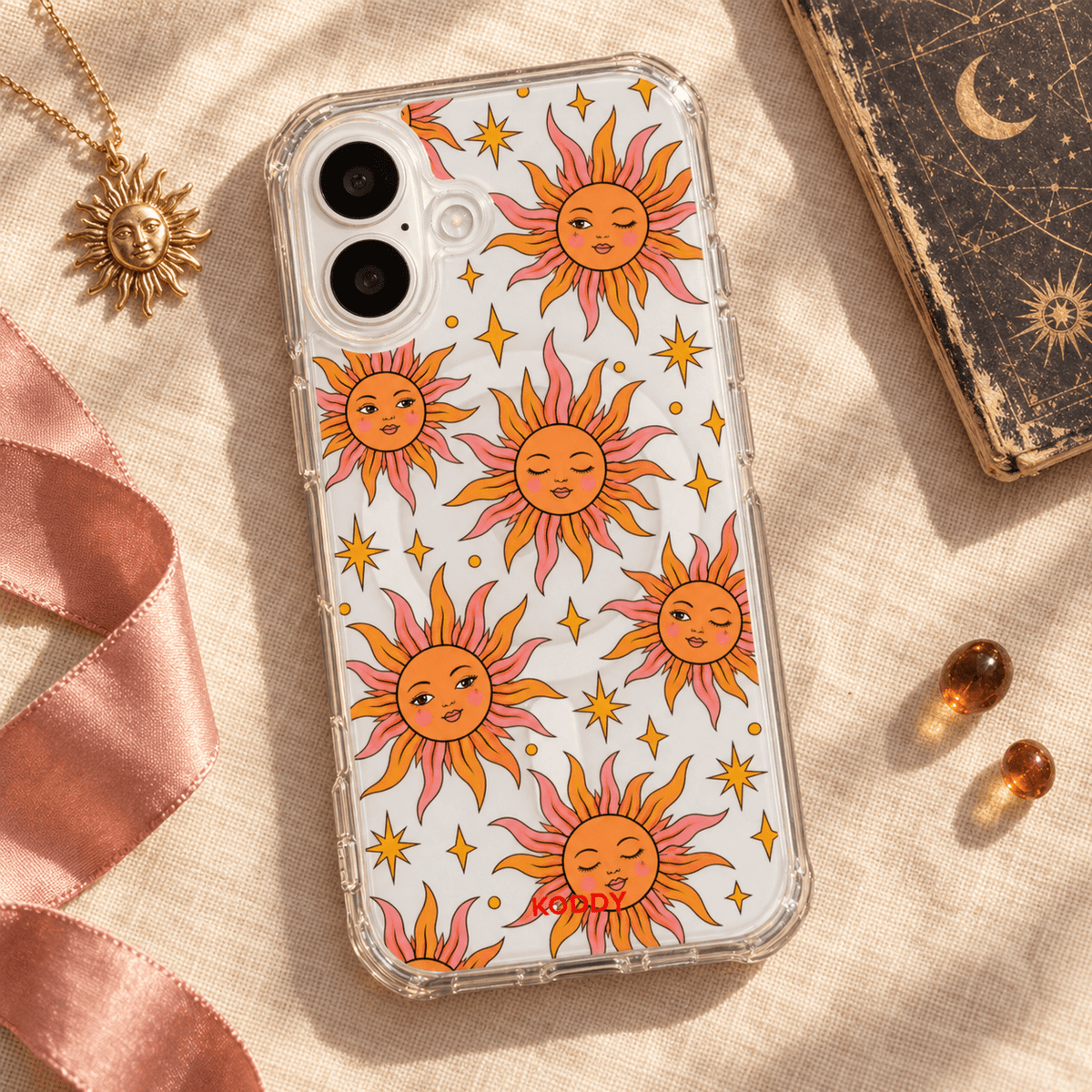 Celestial Sun Aesthetic Phone Case-KODDY aesthetic iphone case UK