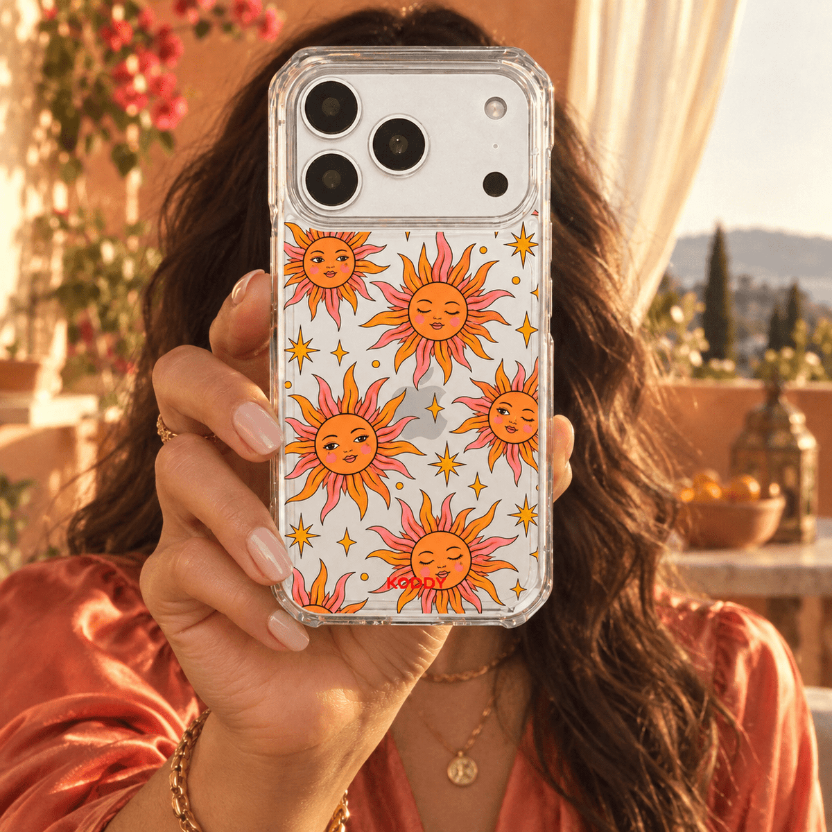 Celestial Sun Aesthetic Phone Case-KODDY aesthetic iphone case UK