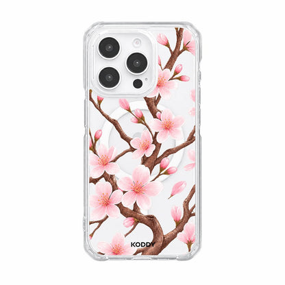 Cherry Blossom Branch Clear Phone Case
