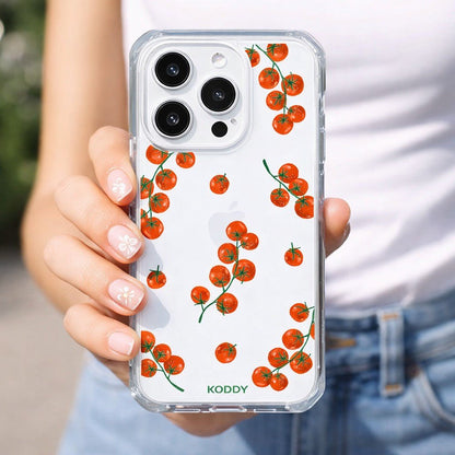 Cherry Tomatoes Clear Phone Case - KODDY aesthetic iphone case UK