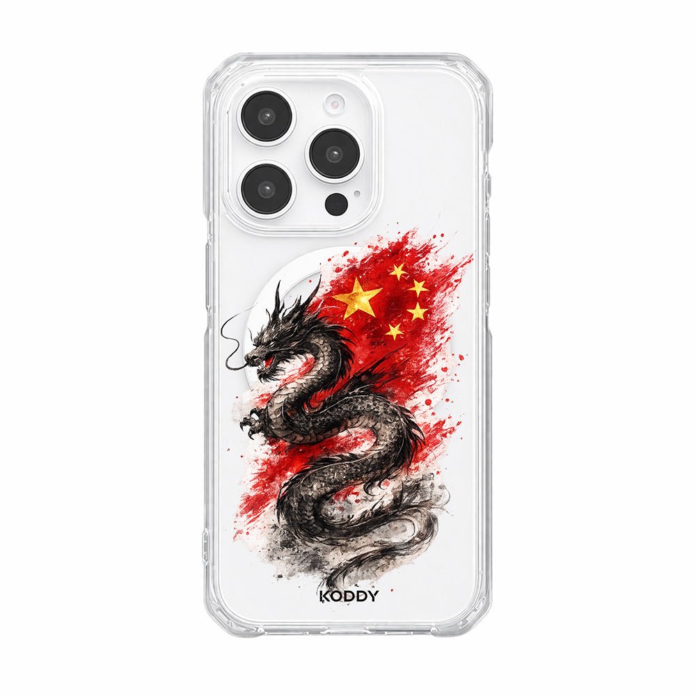 China Flag Dragon Phone Case-KODDY aesthetic iphone case UK