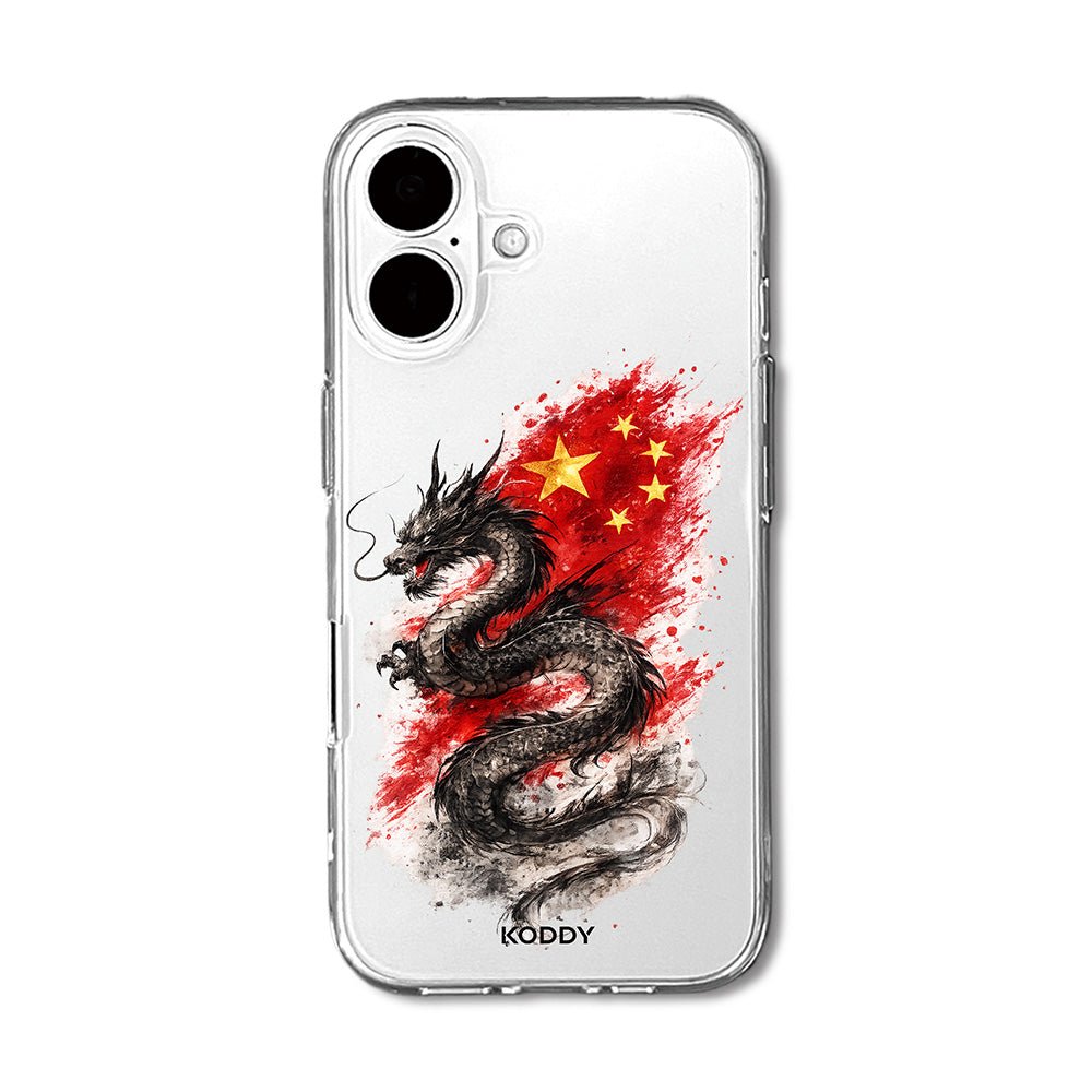 China Flag Dragon Phone Case-KODDY aesthetic iphone case UK