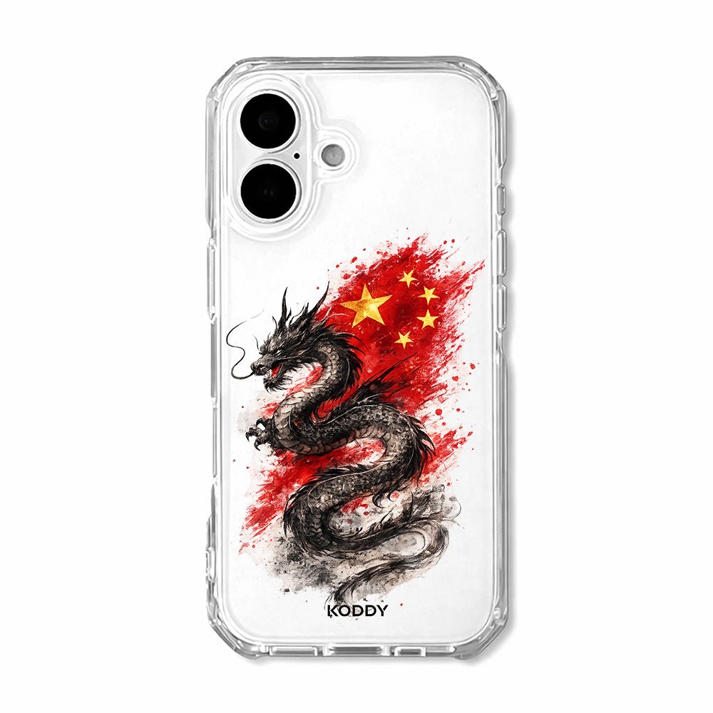 China Flag Dragon Phone Case-KODDY aesthetic iphone case UK