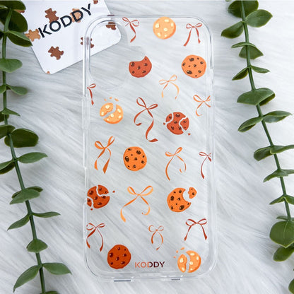 Chocolate Chip Cookies with Bows Phone Case - KODDY