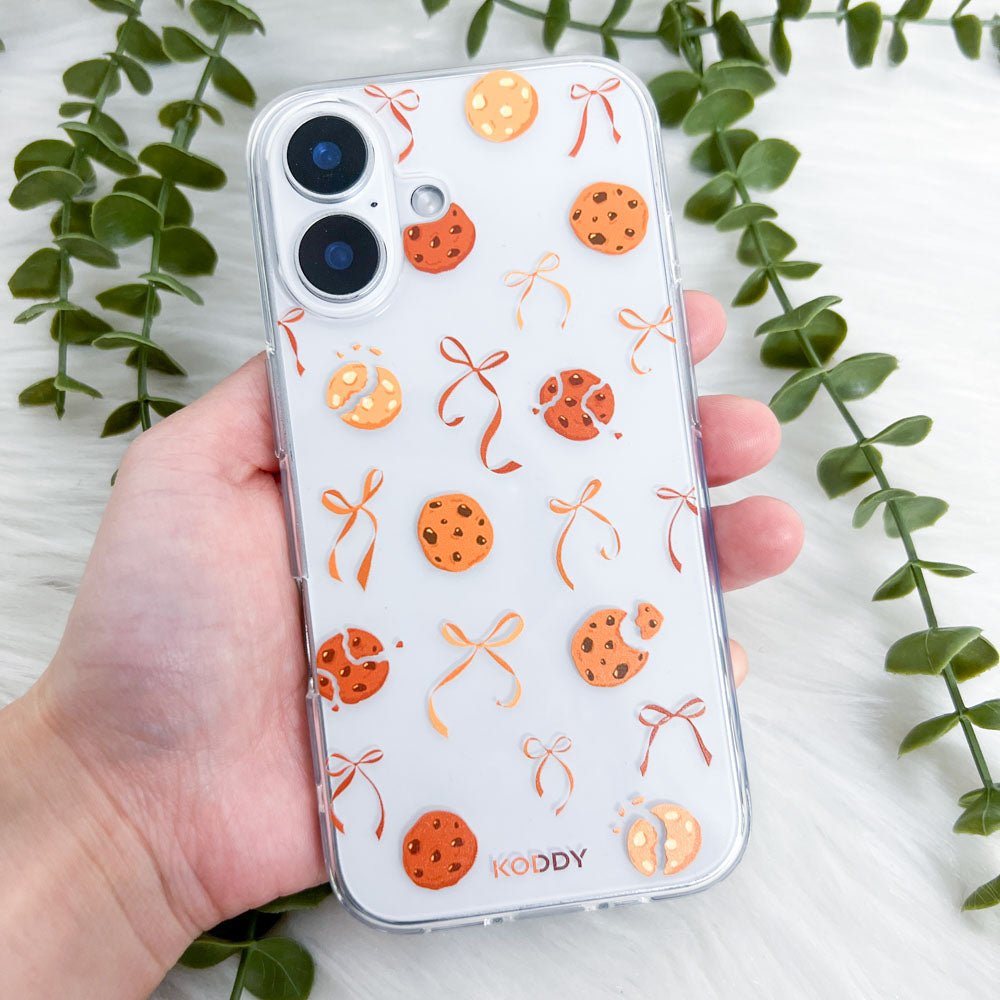 Chocolate Chip Cookies with Bows Phone Case - KODDY