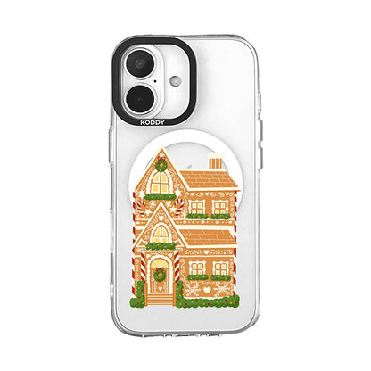 Pink Bubble Pattern Hearts iPhone Case - KODDY