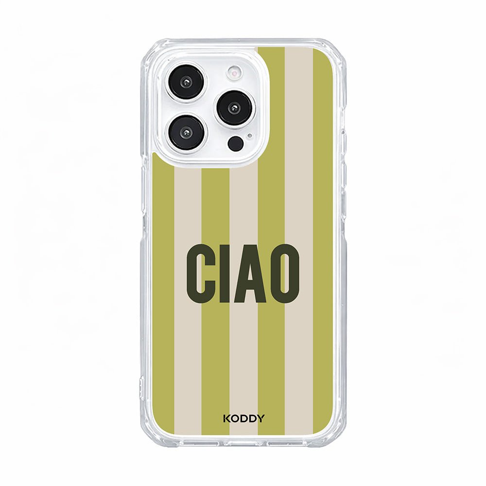 Ciao Retro Stripe Phone Case