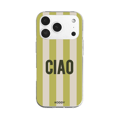 Ciao Retro Stripe Phone Case
