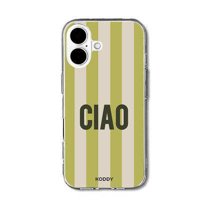 Ciao Retro Stripe Phone Case