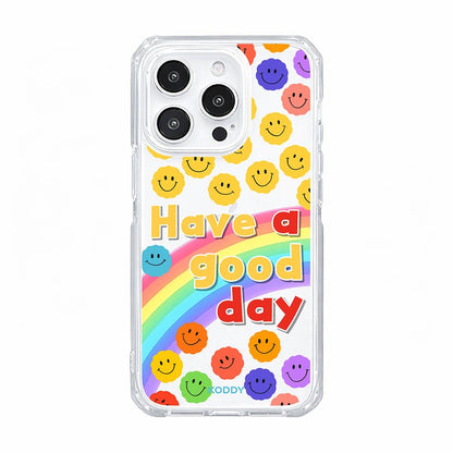 Colorful Smiley Face Rainbow Phone Case - KODDY aesthetic iphone case UK
