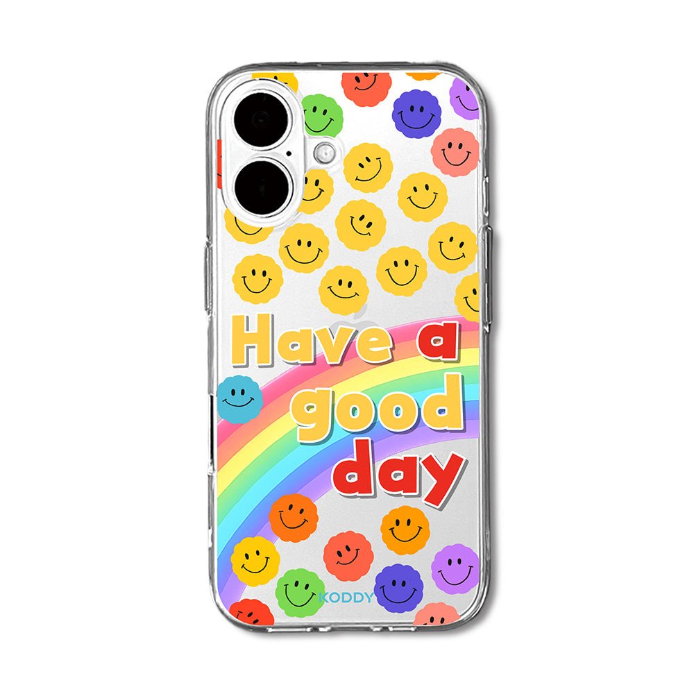 Colorful Smiley Face Rainbow Phone Case - KODDY aesthetic iphone case UK
