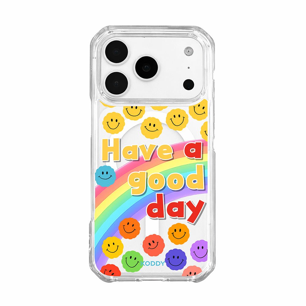 Colorful Smiley Face Rainbow Phone Case - KODDY aesthetic iphone case UK