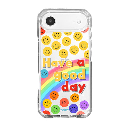 Colorful Smiley Face Rainbow Phone Case - KODDY aesthetic iphone case UK