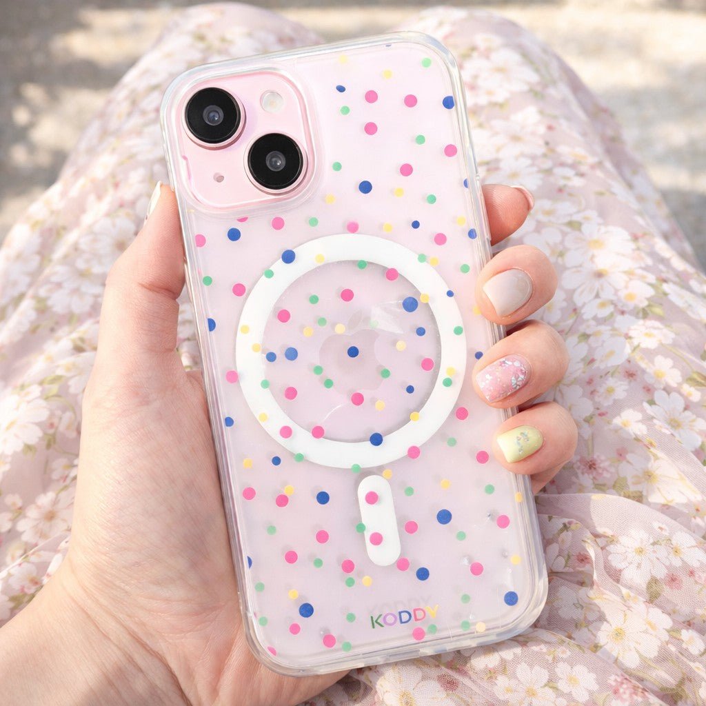 Colourful Polka Dot Phone Case - KODDY