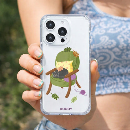 Cozy Sofa Cat Phone Case-KODDY aesthetic iphone case UK