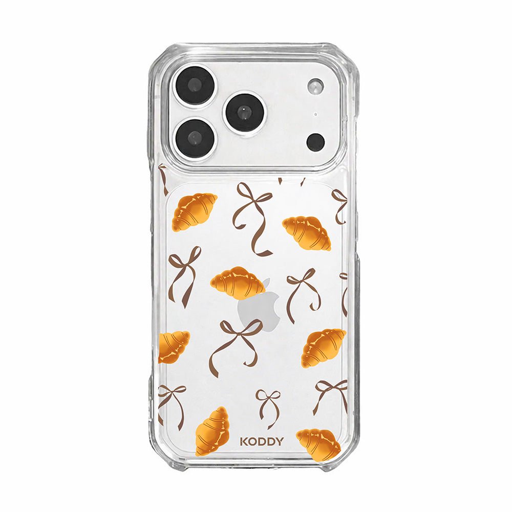 Croissants with Ribbon Bows Phone Case-KODDY aesthetic iphone case UK
