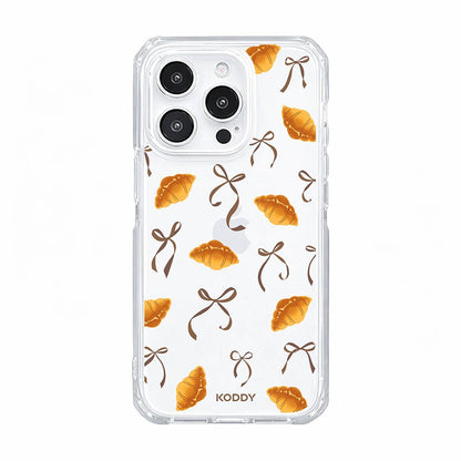 Croissants with Ribbon Bows Phone Case-KODDY aesthetic iphone case UK