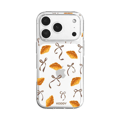 Croissants with Ribbon Bows Phone Case-KODDY aesthetic iphone case UK