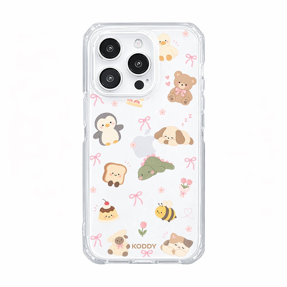 Cute Animal & Bow Aesthetic Phone Case