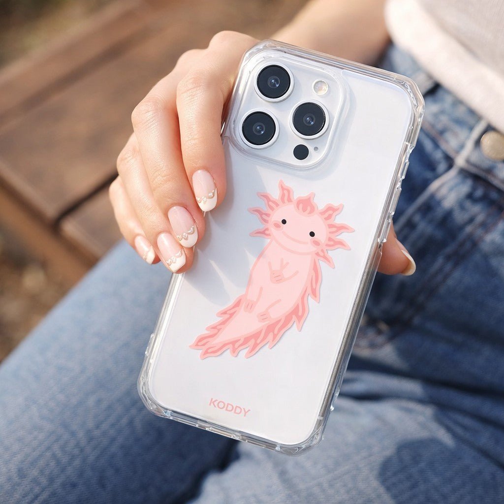 Cute Axolotl Phone Case - KODDY aesthetic iphone case UK