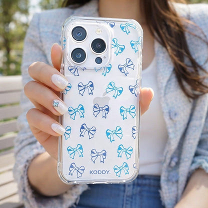 Cute Blue Ribbon Bow Phone Case-KODDY