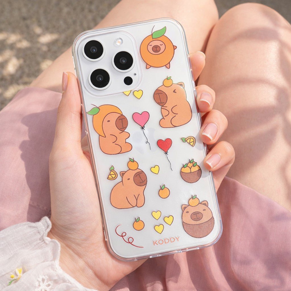 Cute Capybara Delight Phone Case - KODDY