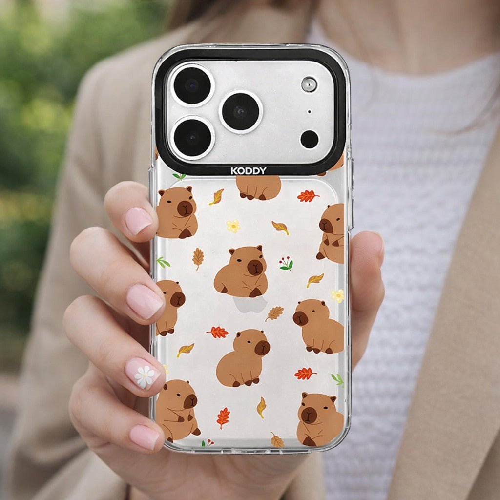 Cute Capybara Friends iPhone Case - KODDY aesthetic iphone case UK