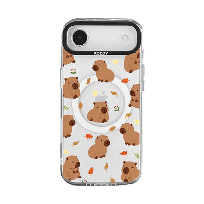 Cute Capybara Friends iPhone Case