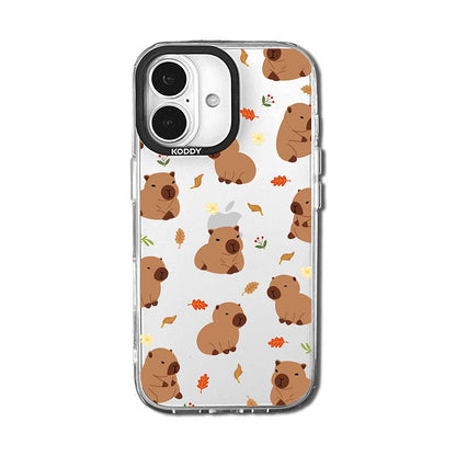 Cute Capybara Friends iPhone Case