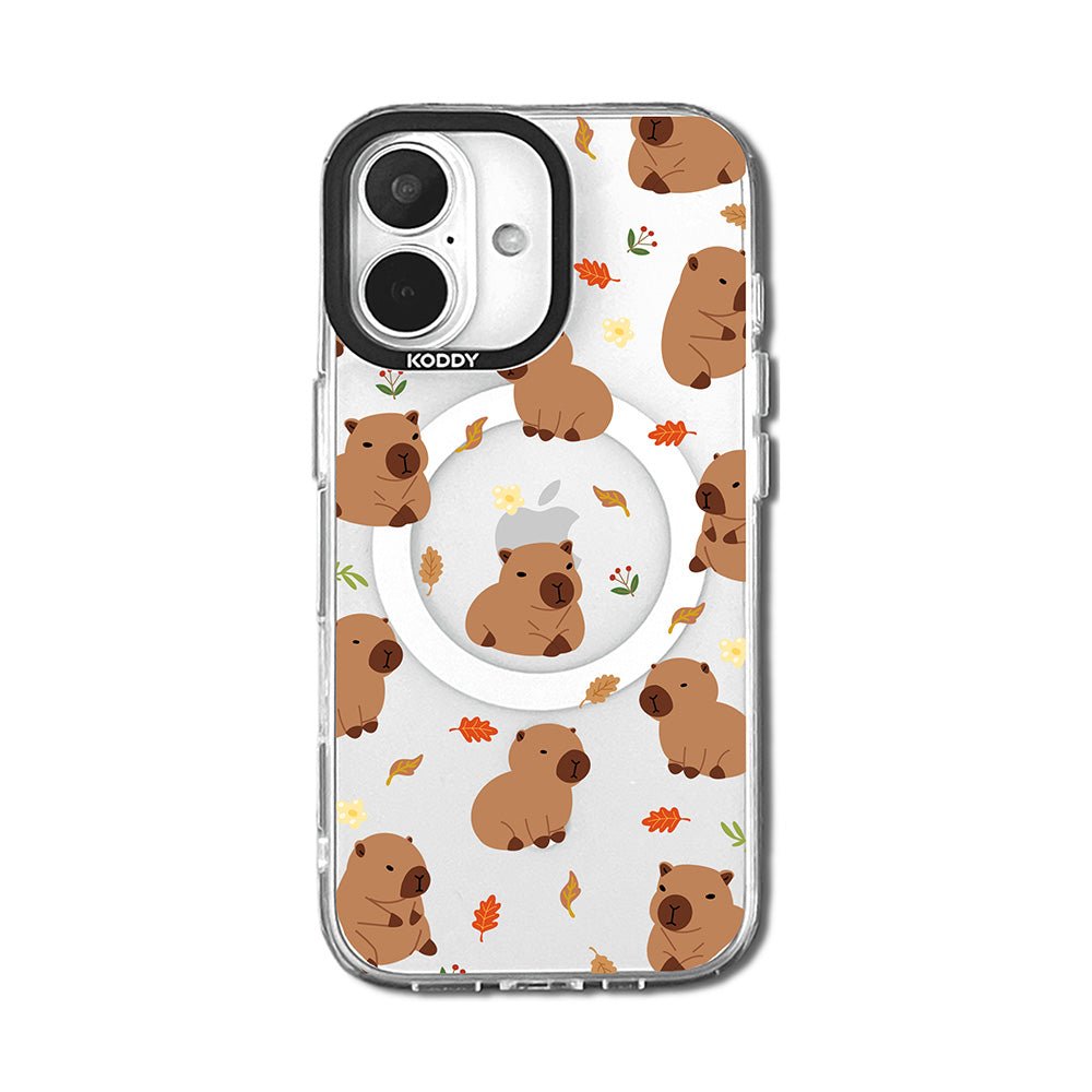 Cute Capybara Friends iPhone Case