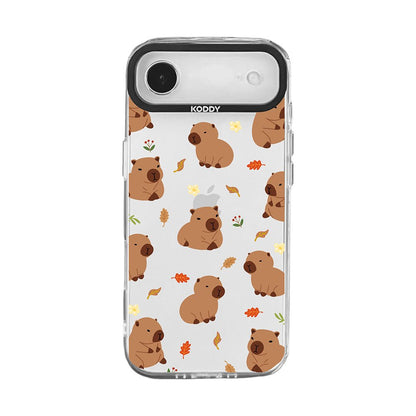 Cute Capybara Friends iPhone Case