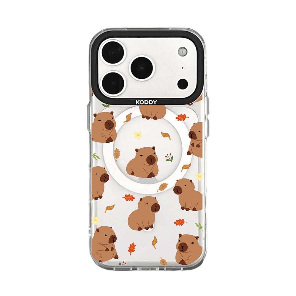 Cute Capybara Friends iPhone Case
