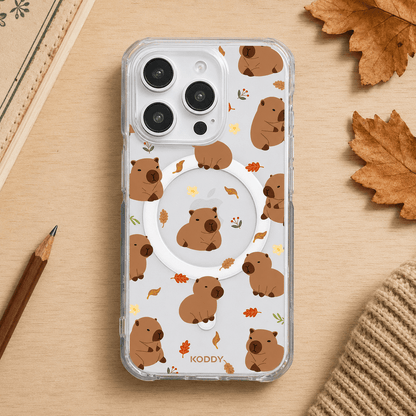 Cute Capybara Friends Phone Case-KODDY aesthetic iphone case UK