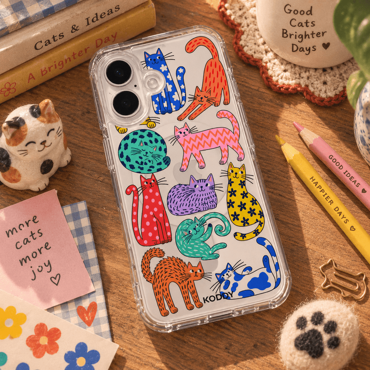 Cute Cat Aesthetic Phone Case-KODDY aesthetic iphone case UK