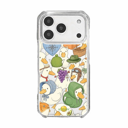 Cute Duck and Goose Adventure Aesthetic Phone Case-KODDY aesthetic iphone case UK