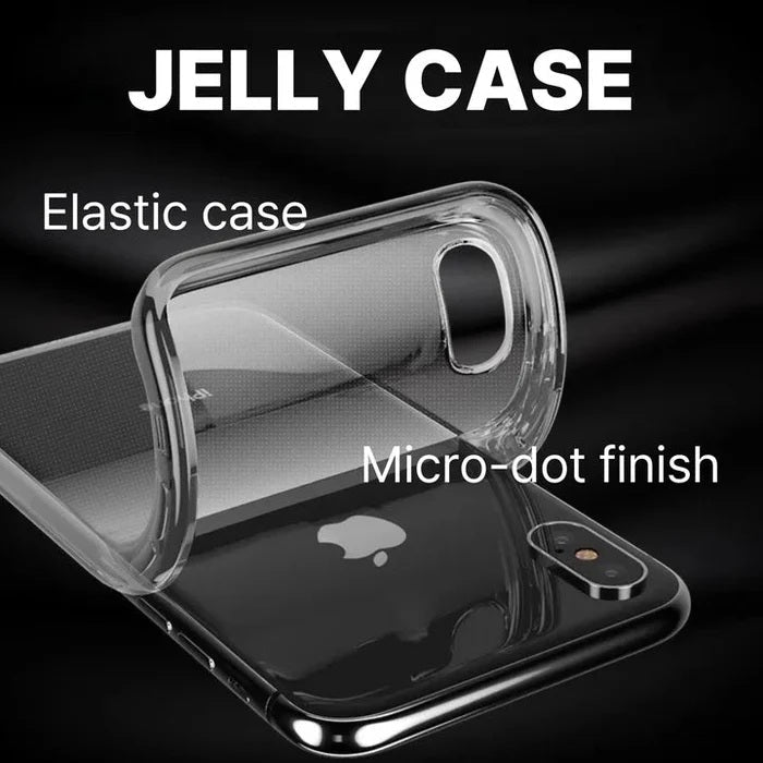 Cute Fluffy Black Cat Clear Phone Case