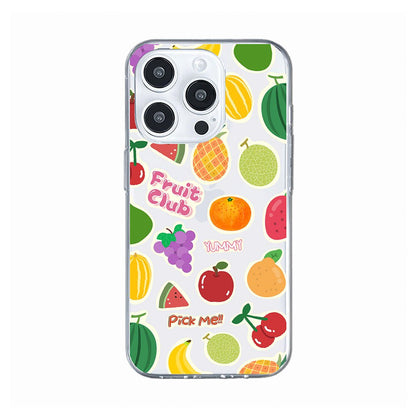 Cute Fruit Stickers Phone Case