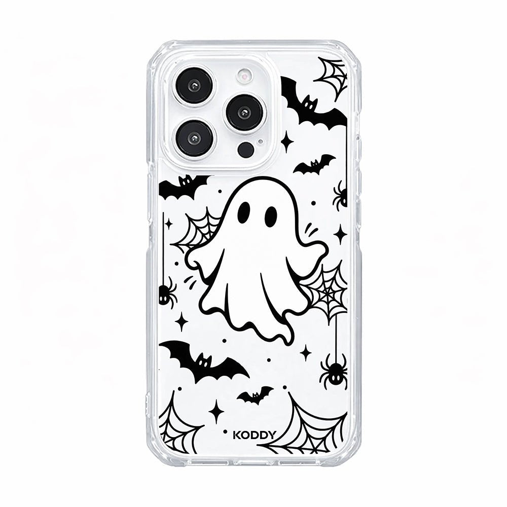 Cute Ghost Halloween Clear Phone Case