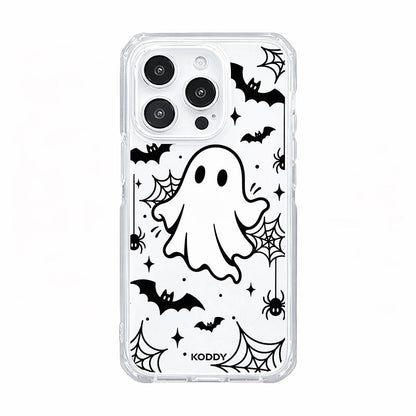 Cute Ghost Halloween Clear Phone Case