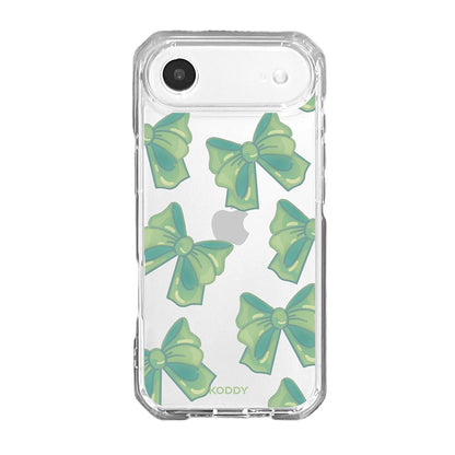 Cute Green Fluffy Ribbon Bows Phone Case