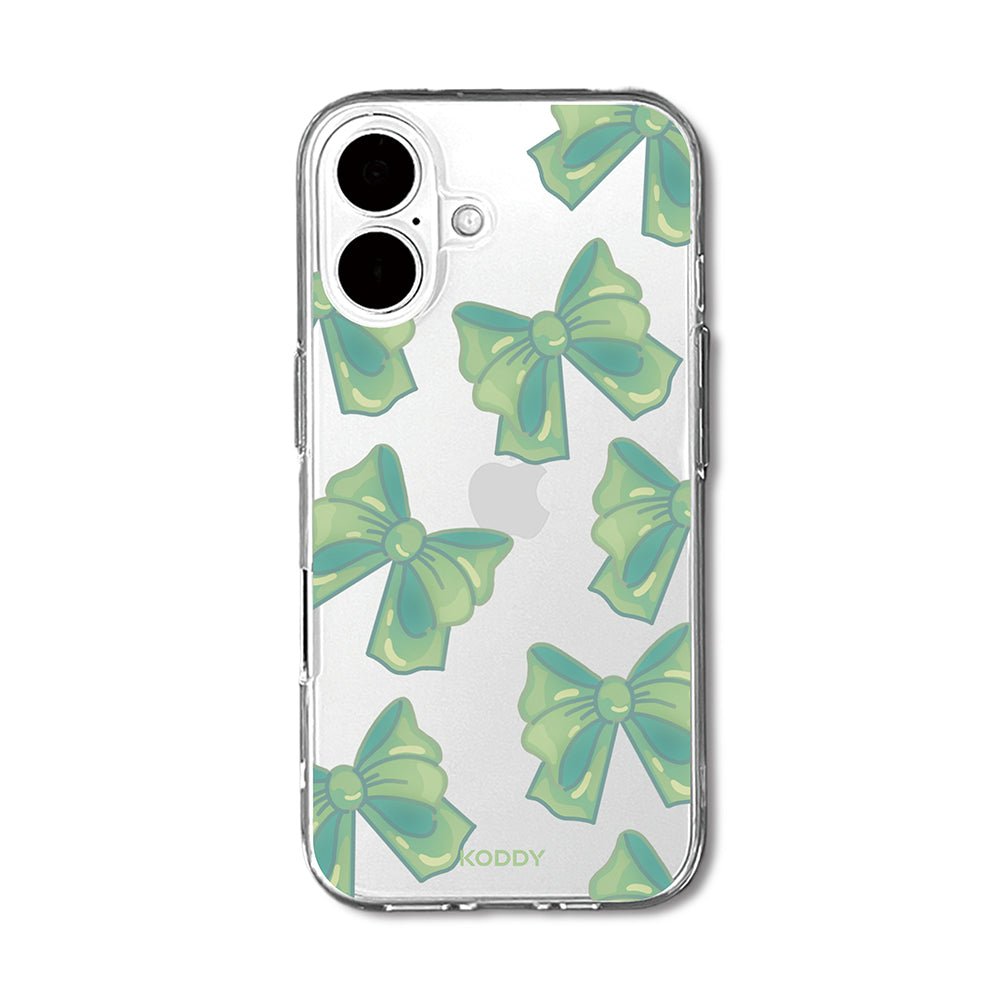 Cute Green Fluffy Ribbon Bows Phone Case