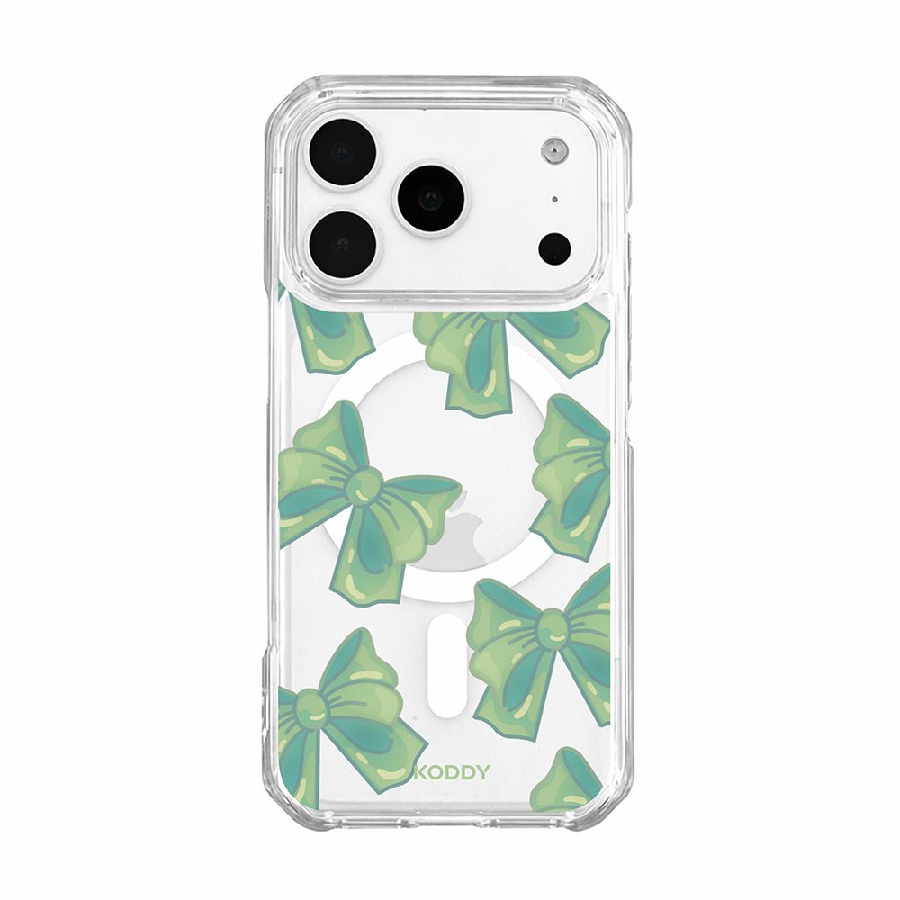 Cute Green Fluffy Ribbon Bows Phone Case