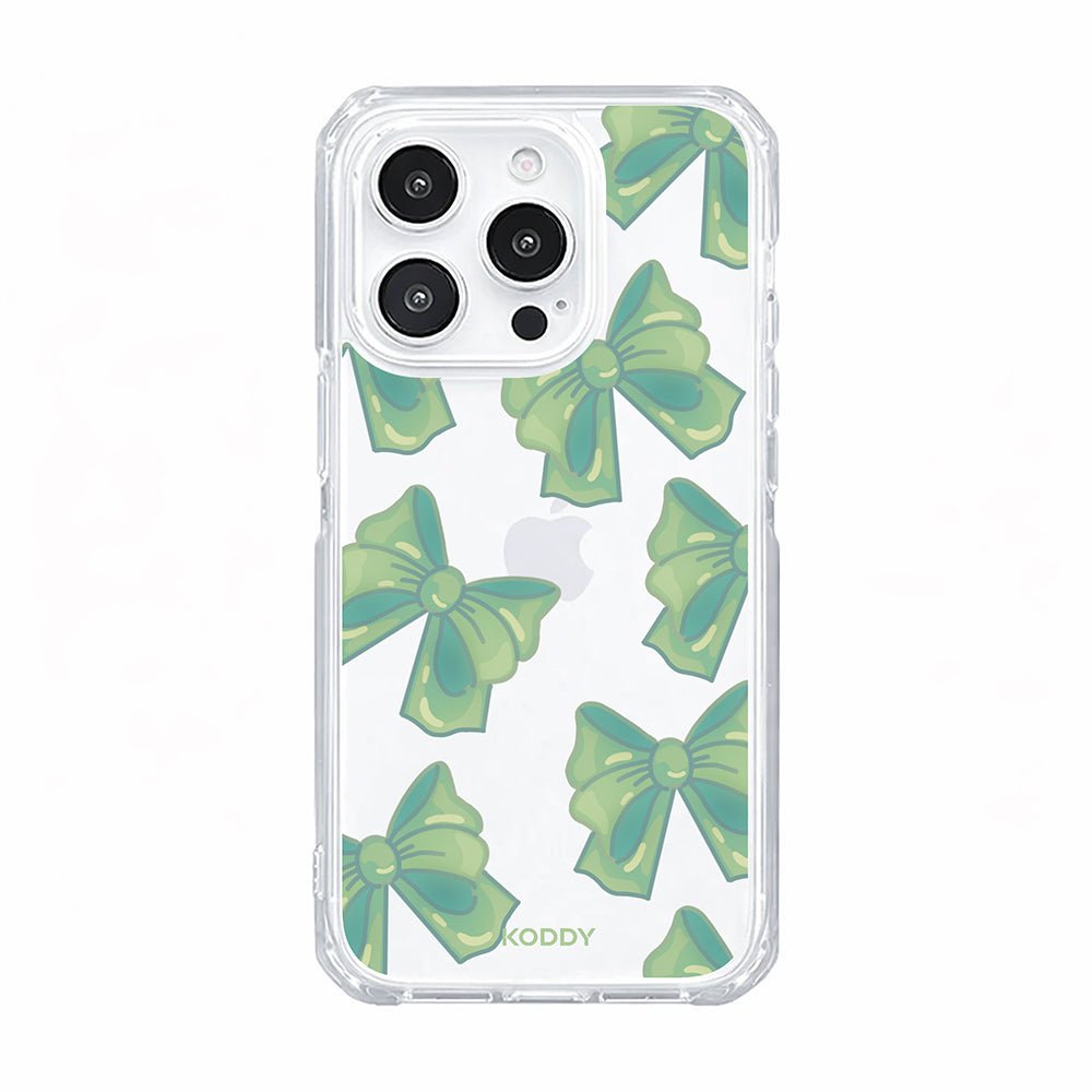 Cute Green Fluffy Ribbon Bows Phone Case