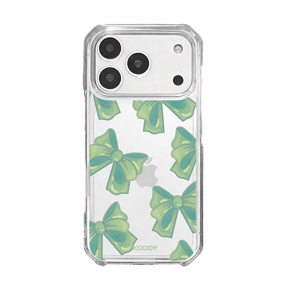 Cute Green Fluffy Ribbon Bows Phone Case