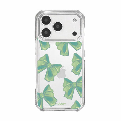 Cute Green Fluffy Ribbon Bows Phone Case