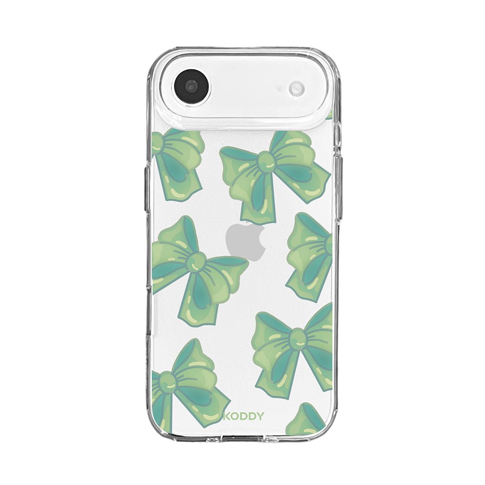 Cute Green Fluffy Ribbon Bows Phone Case