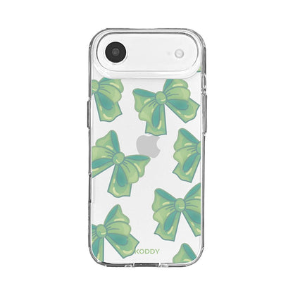 Cute Green Fluffy Ribbon Bows Phone Case