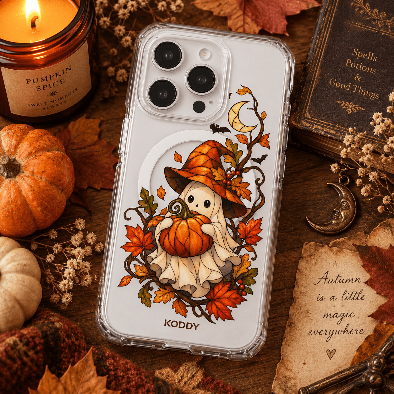 Cute Halloween Ghost Phone Case-KODDY aesthetic iphone case UK