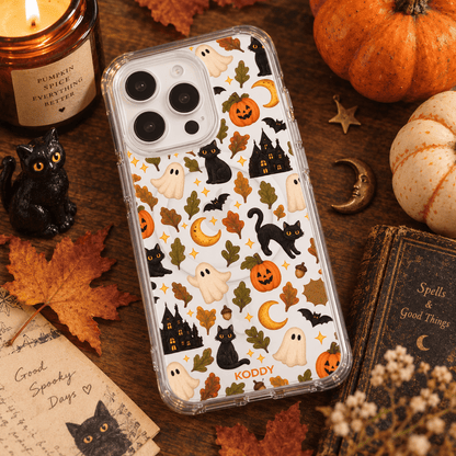 Cute Halloween Pattern Phone Case-KODDY aesthetic iphone case UK